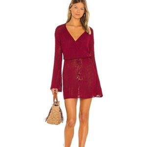 NWOT LSPACE Topanga Dress in Cabernet XS